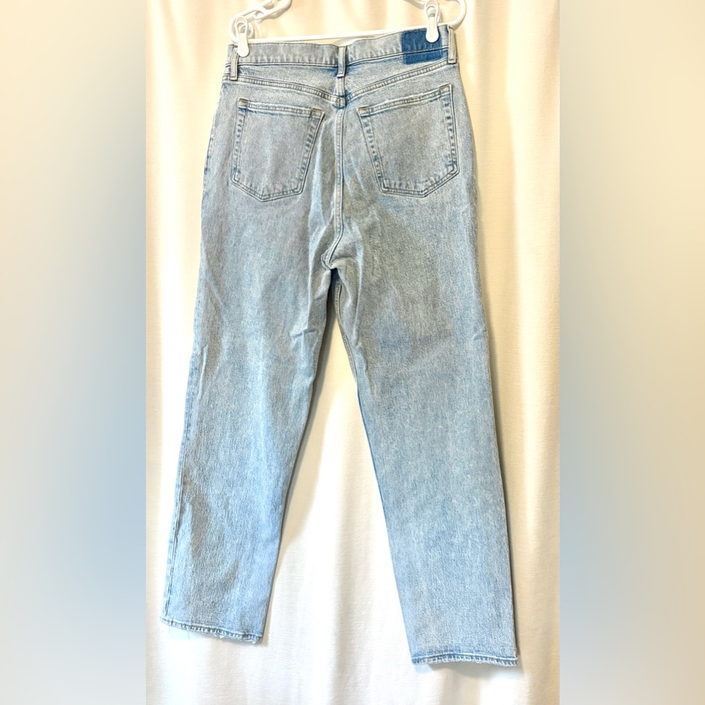 Abercrombie & Fitch The 90’s Straight Ultra High Rise Crossover Jean size 32/14 - Picture 4 of 6